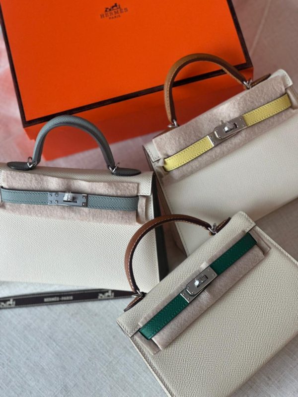 Hermes 20 Kelly Small Tricolore Bag - Image 2