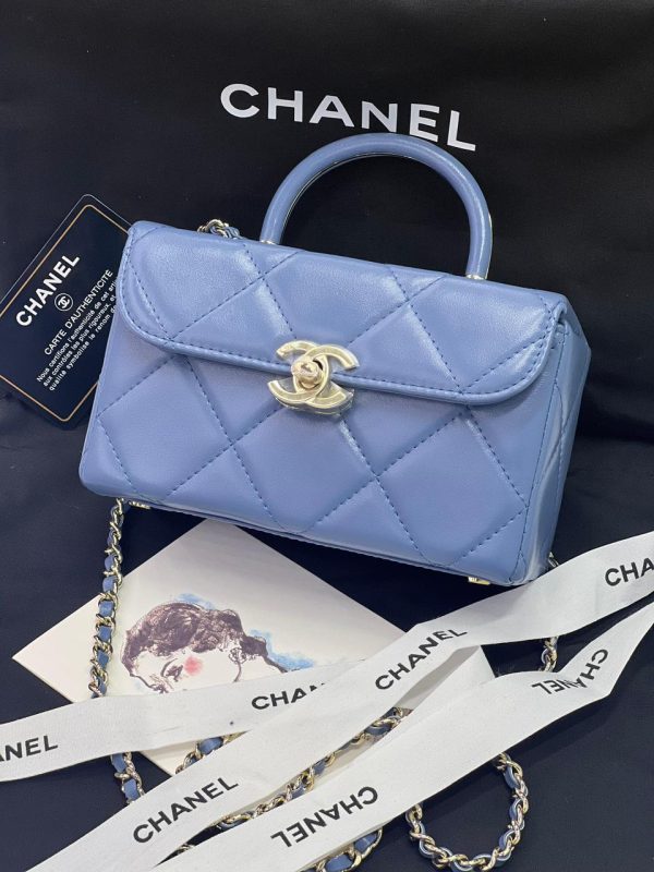 Chanel Top Handle Flap Bags In Chain - Image 2