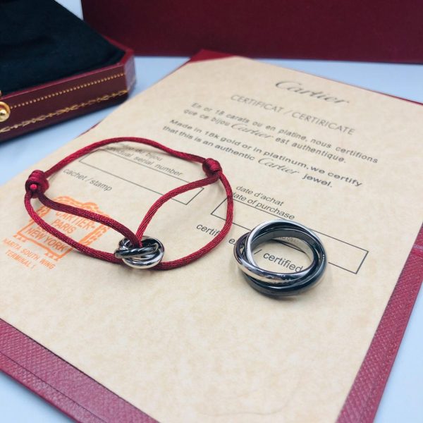 Cartier Trinity Gold Adjustable Cord Bracelet - Image 5