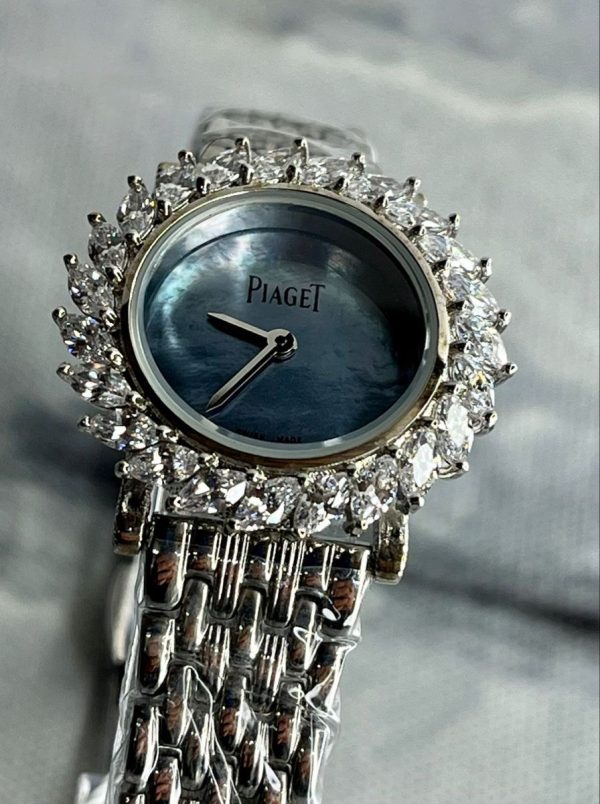 Piaget White Gold Diamond Watch - Image 3