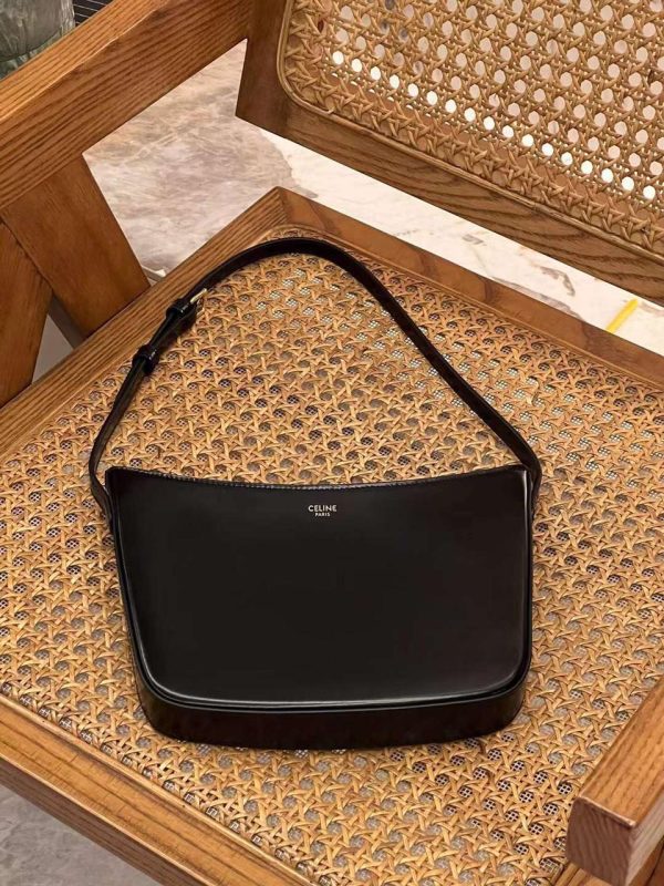 copy celine croque medium bag black