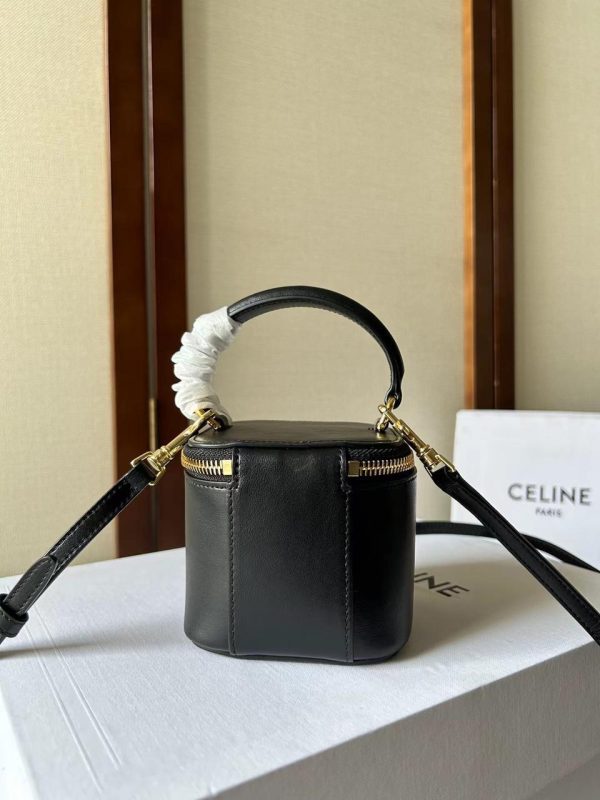 replica celine mini vanity case black