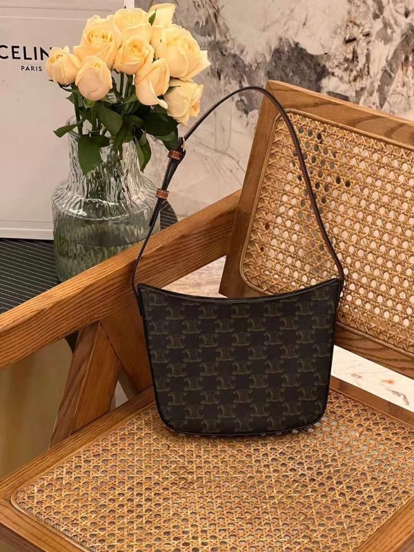 copy celine croque medium bag grey