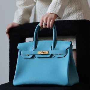 Hermes Birkin 30 Leather Bag