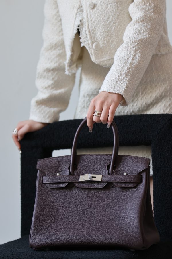 Hermes Birkin 30 Leather Bag