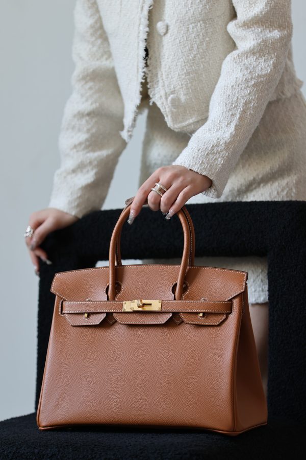Hermes Birkin 30 Leather Bag