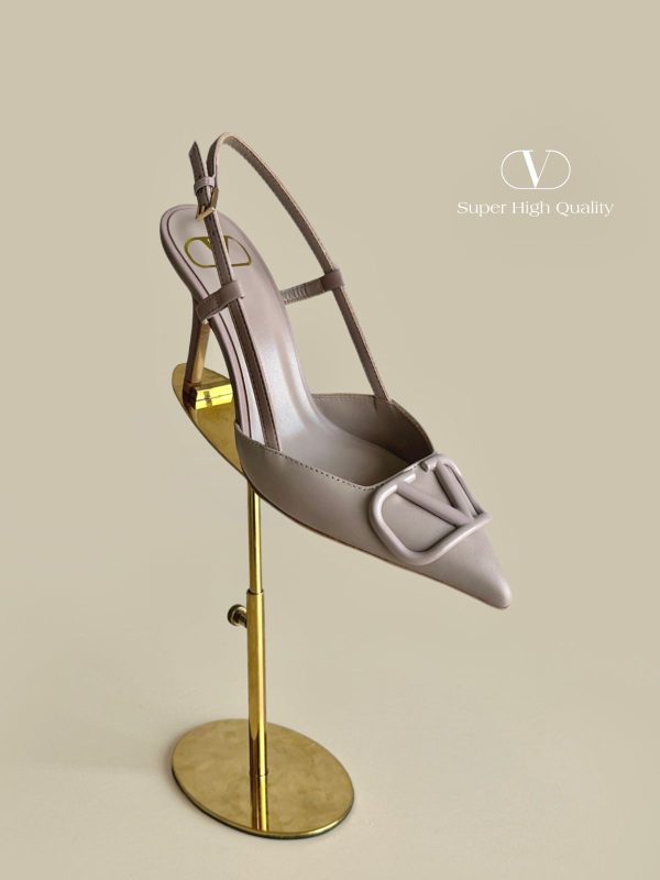 Valentino Garavani Vlogo Signature Slingback Pumps - Image 6