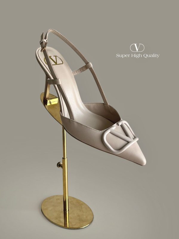 Valentino Garavani Vlogo Signature Slingback Pumps - Image 7