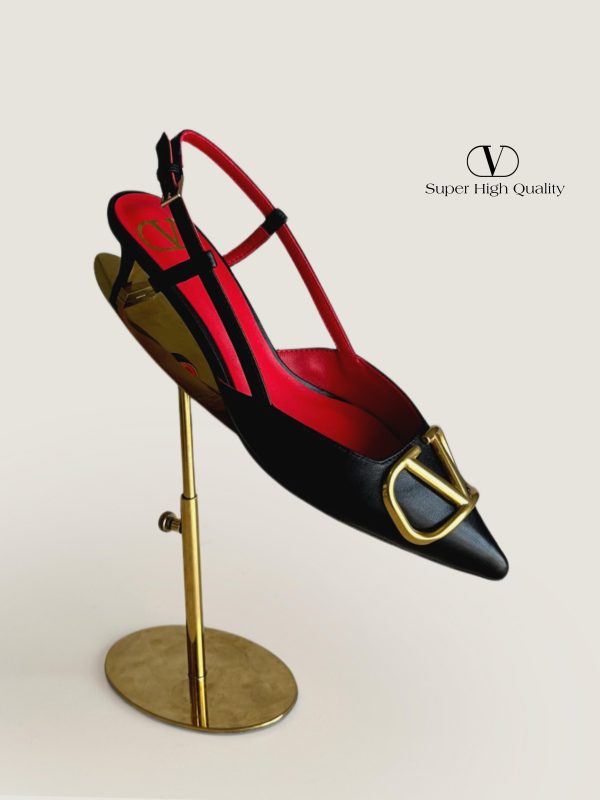 Valentino Garavani Vlogo Signature Slingback Pumps - Image 2