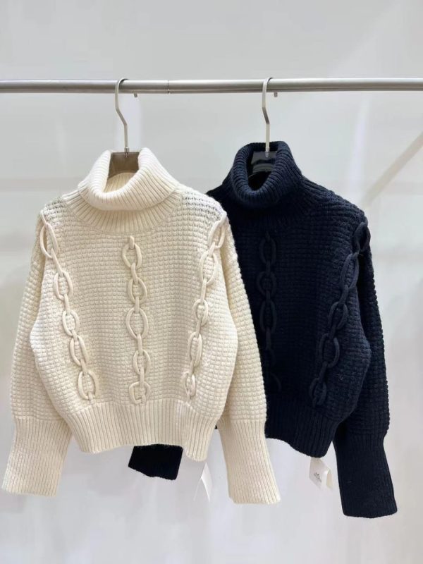 Hermes Knitwear And Twillaines Sweater