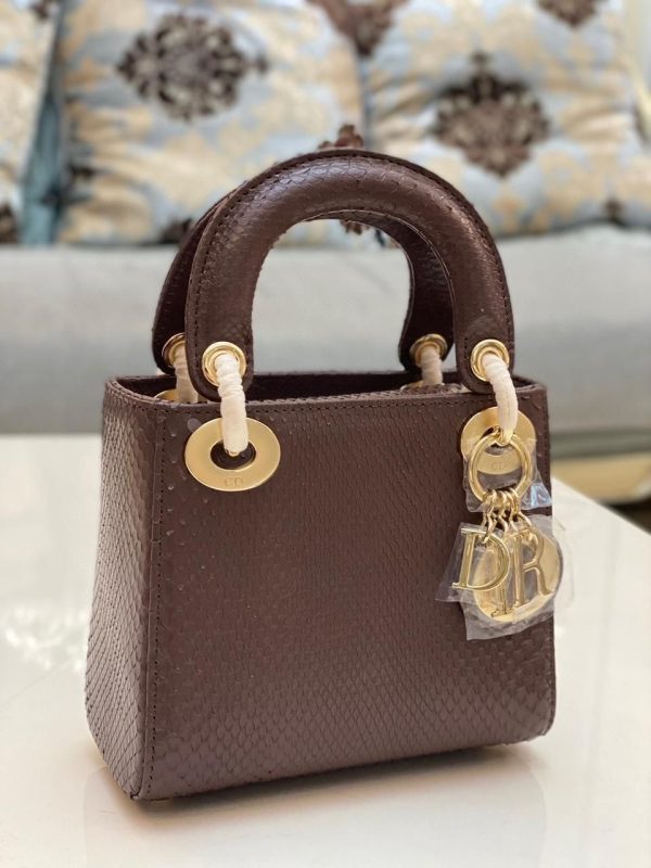 Cristian Dior Lady Dior Crocodile Handbags - Image 9
