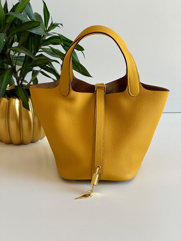 Hermes Picotin Leather ToTe - Image 14