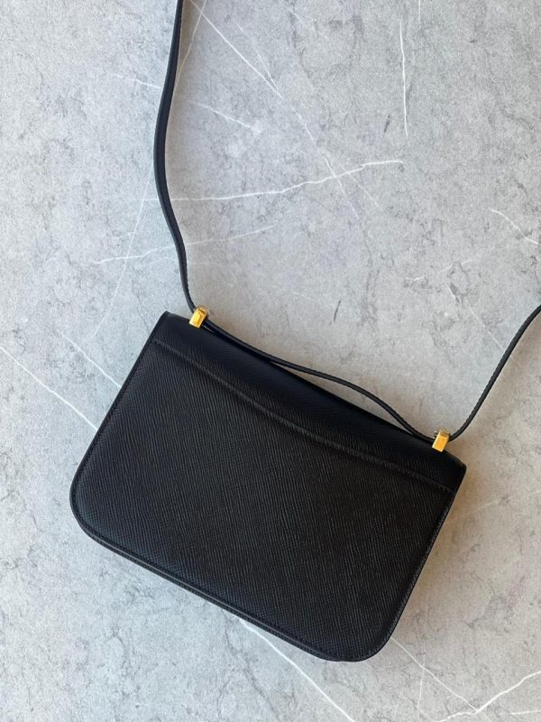 Prada Embleme Leather Shoulder Bag - Image 3
