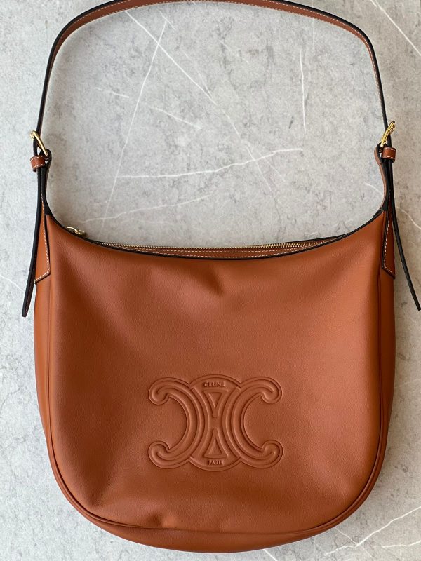 celine triomphe heloise replica bag brown