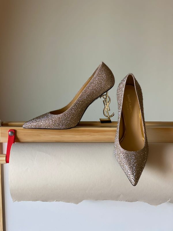 Saint Laurent Opyum Glitter Pumps - Image 2