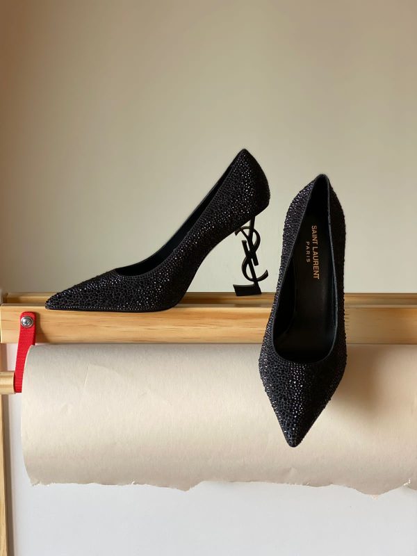 Saint Laurent Opyum Glitter Pumps - Image 3