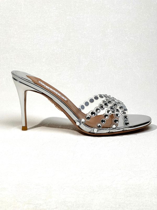Aquazzura Tequila Crystal Embellished Sandals