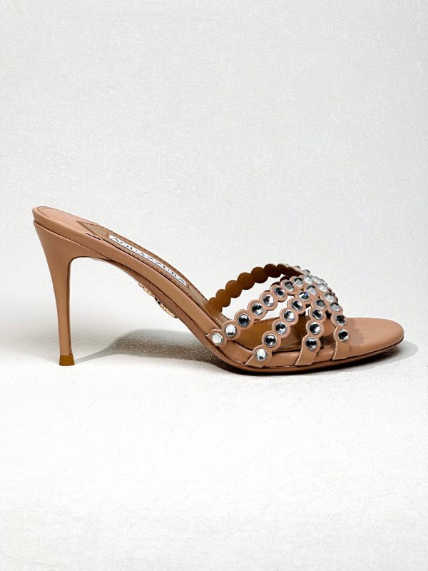 Aquazzura Tequila Crystal Embellished Sandals - Image 3