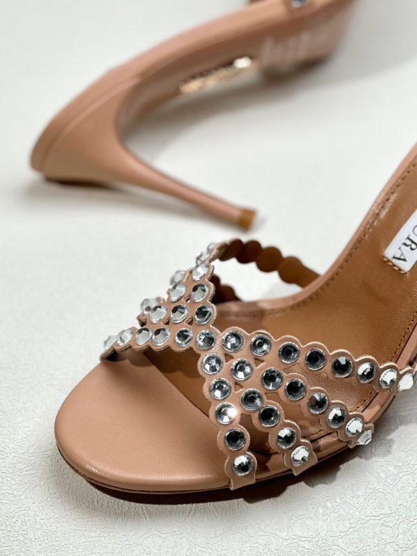 Aquazzura Tequila Crystal Embellished Sandals - Image 6
