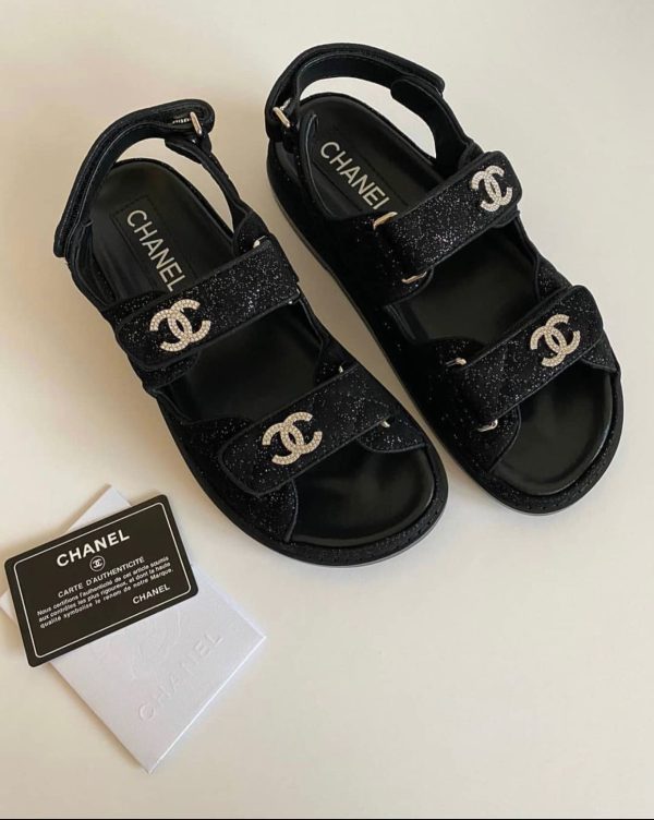 Chanel Chrystal Dad Sandals - Image 2