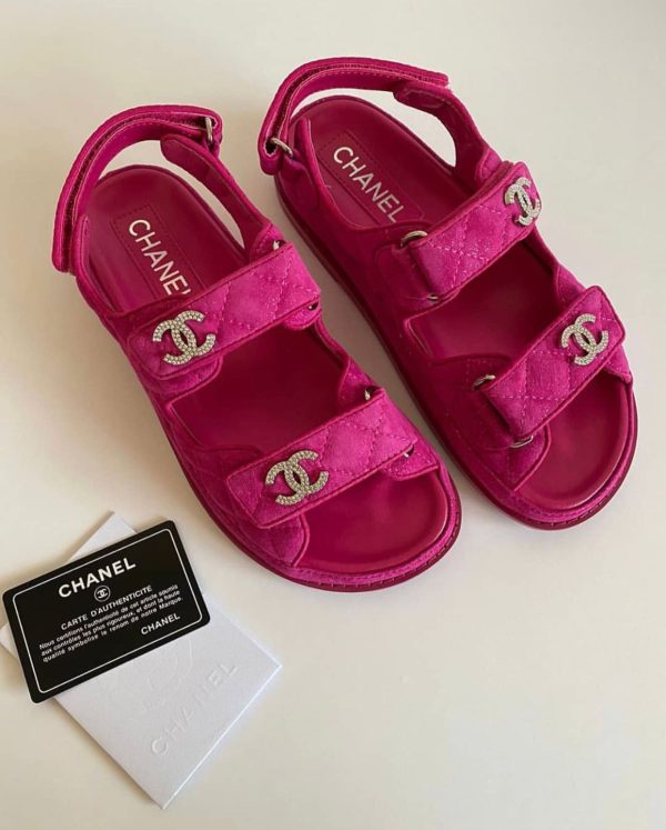 Chanel Chrystal Dad Sandals