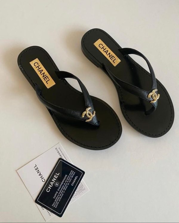 Chanel Casual Style Plain Slippers - Image 2