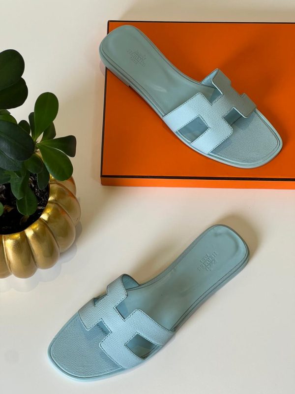 Hermes Epsom Oran Sandals - Image 3