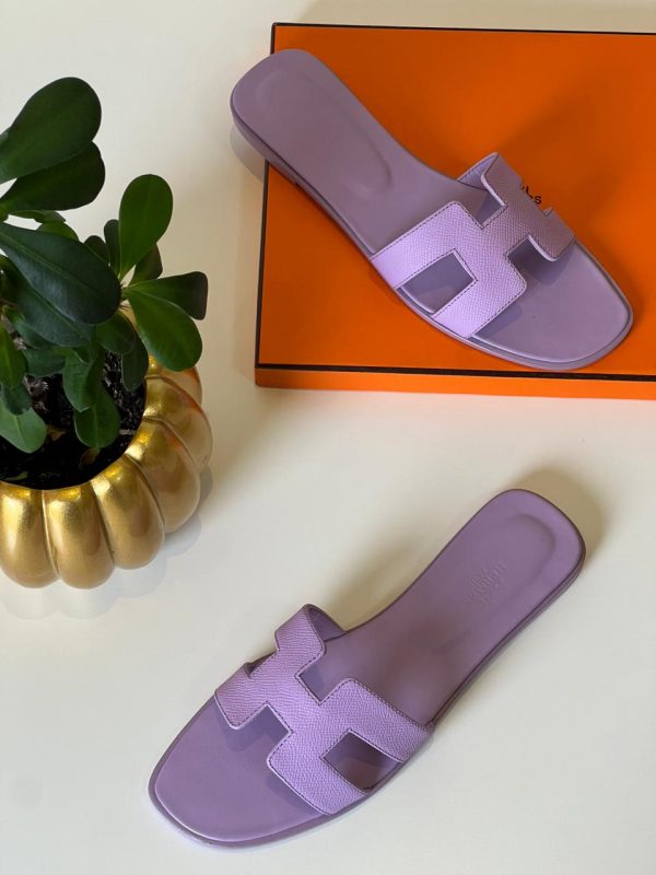 Hermes Epsom Oran Sandals - Image 4