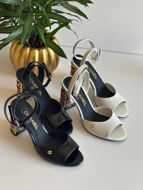 Chanel 24FW Open Toe Casual Heels - Image 4