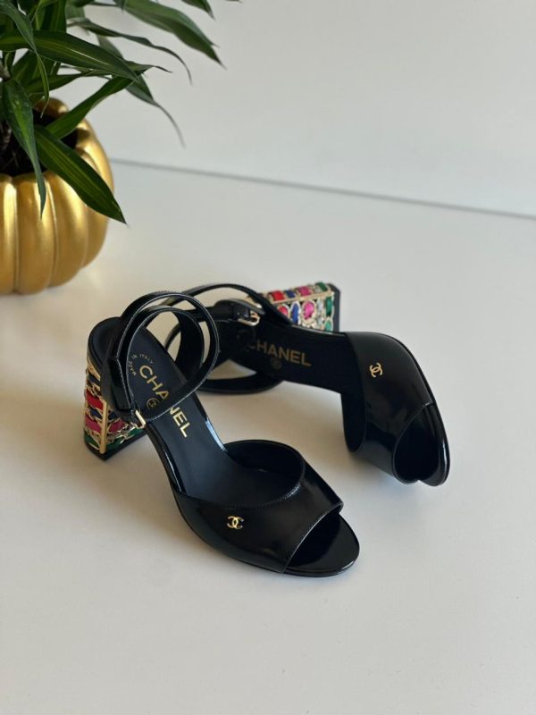 Chanel 24FW Open Toe Casual Heels