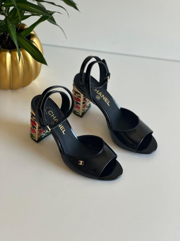 Chanel 24FW Open Toe Casual Heels - Image 3