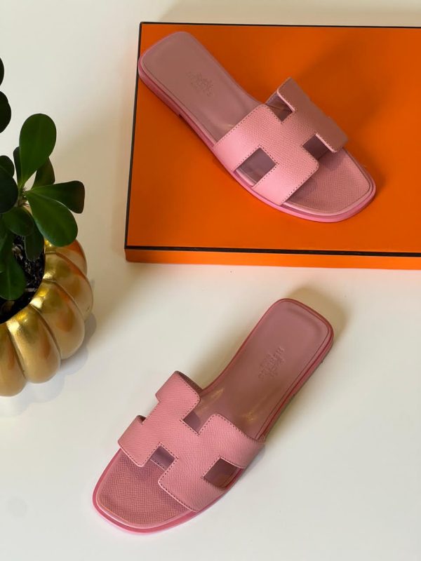 Hermes Epsom Oran Sandals - Image 6