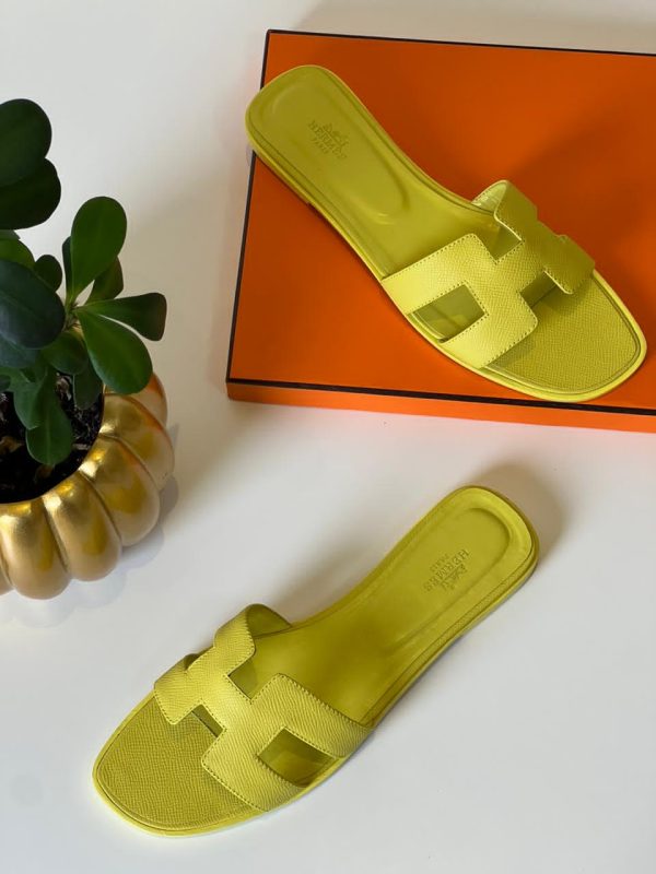 Hermes Epsom Oran Sandals - Image 7