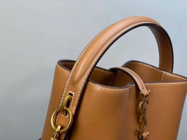 Ysl Le 37 Small Leather Bucket Bag - Image 3