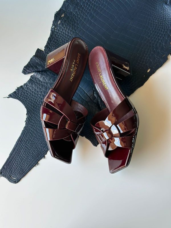 Saint Laurent Mules Tribute Heels - Image 2