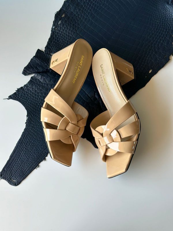 Saint Laurent Mules Tribute Heels - Image 6