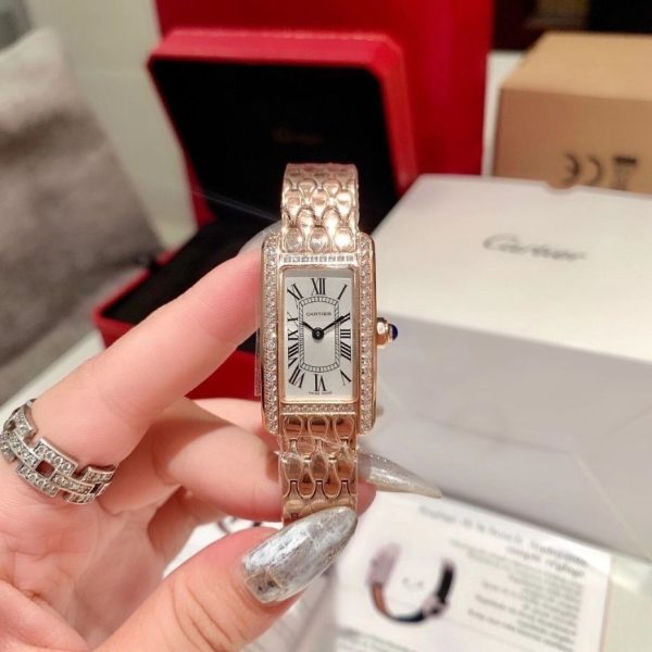 Tank Americaine Cartier Ladies Watch - Image 3