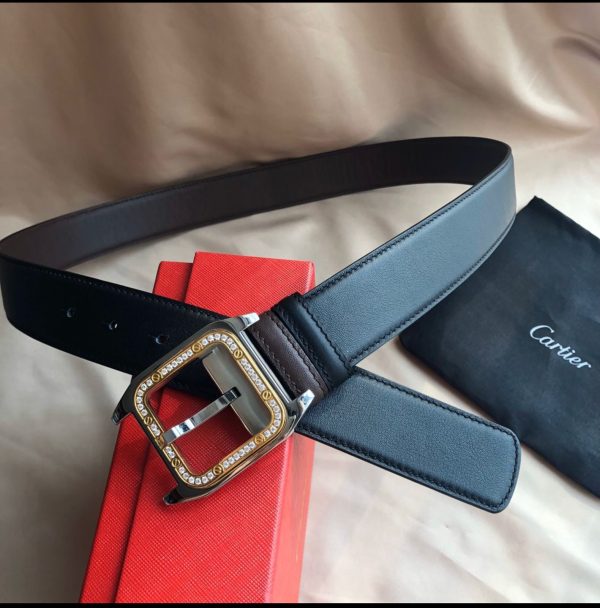 Cartier Santos De Leather Belt - Image 6
