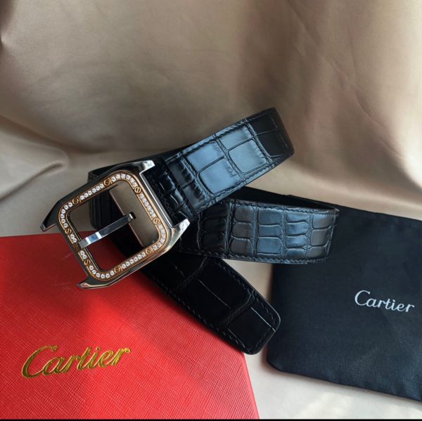 Cartier Santos De Leather Belt - Image 5