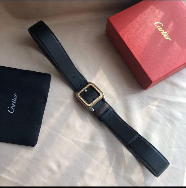 Cartier Santos De Leather Belt - Image 2