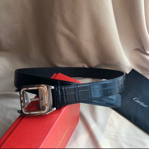 Cartier Santos De Leather Belt - Image 4
