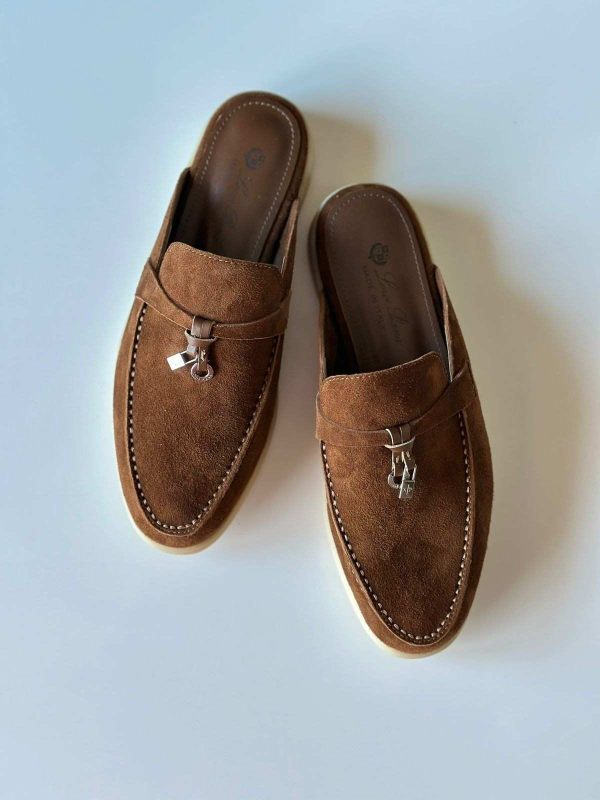 Loro Piana Suede Women's Casual flat slippers - Image 3