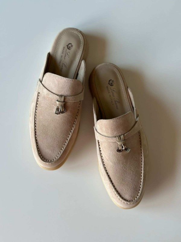 Loro Piana Suede Women's Casual flat slippers - Image 6