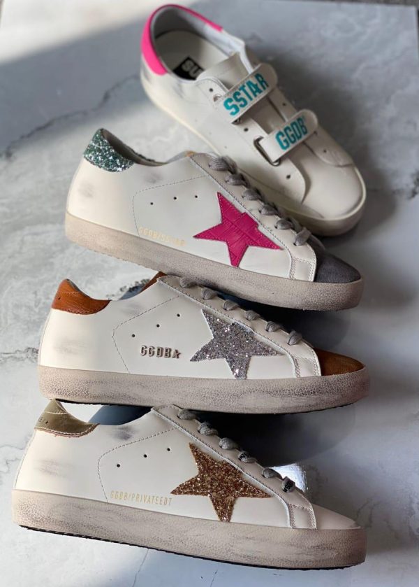 Golden Goose Superstar Glitter Lowtop Sneakers