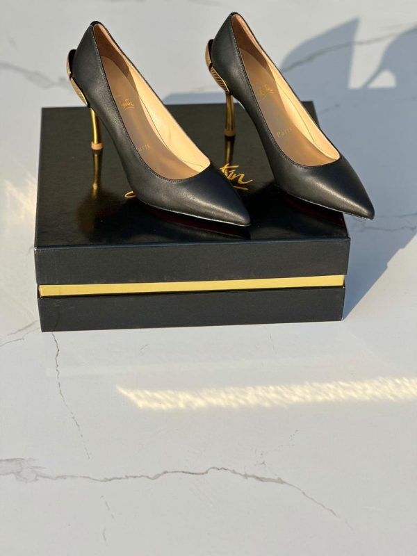 Christian Louboutin Sleek Leather Pumps - Image 5