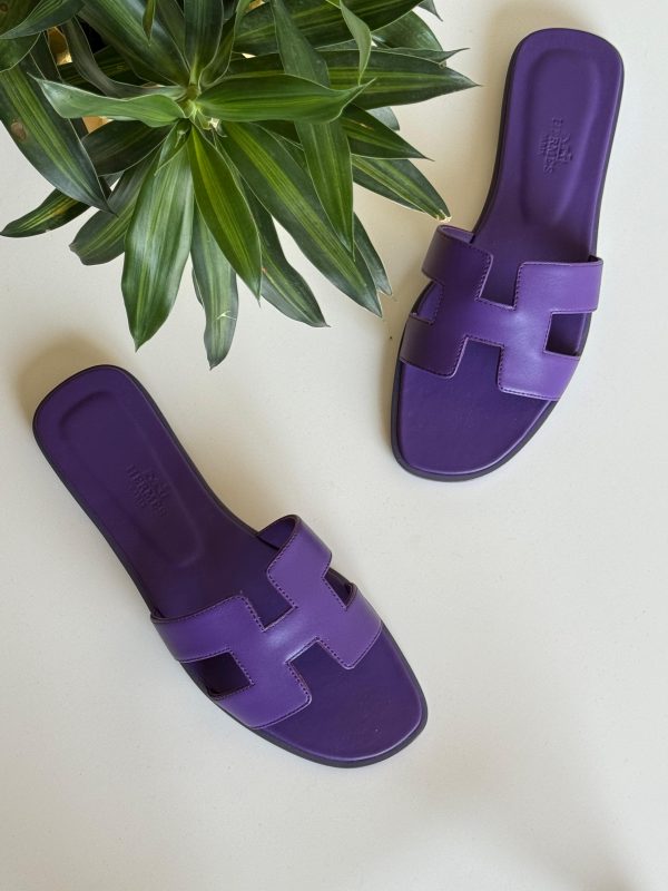 Hermes Oran Epsom Sandals For Women - Image 8