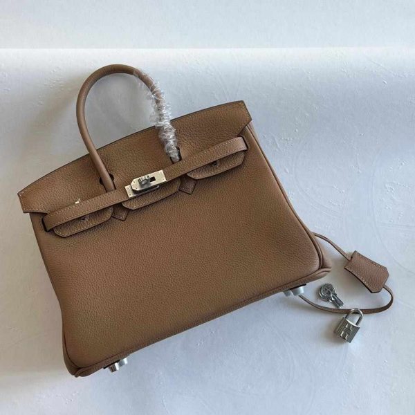 HERMES BIRKIN 25 TOGO NOIR GHW