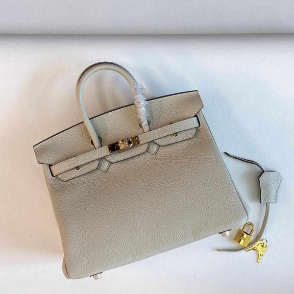 HERMES BIRKIN 25 TOGO NOIR GHW - Image 11