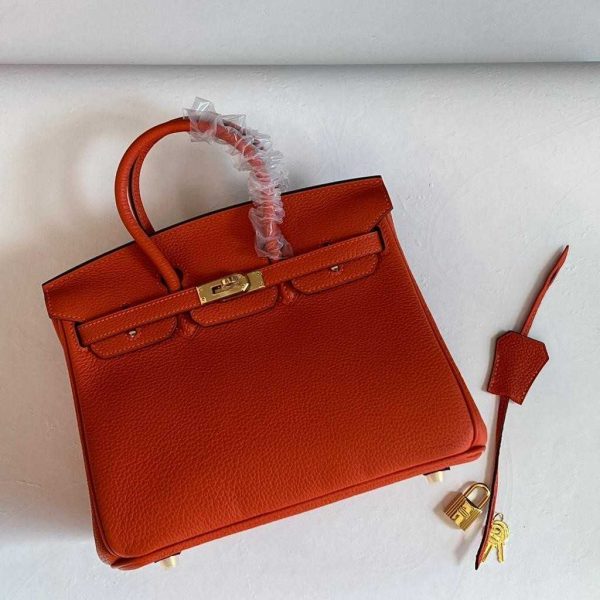 HERMES BIRKIN 25 TOGO NOIR GHW - Image 9