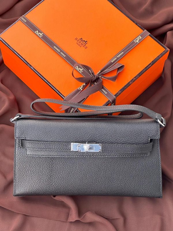 Hermes Kelly Wallet black